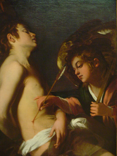 Angel Tending to St. Sebastian