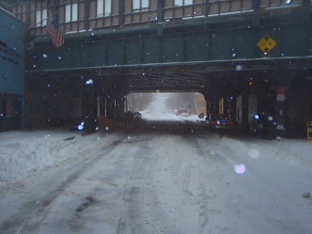 Snow in Woodside 61 St